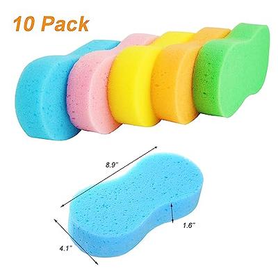 Individually Wrapped Sponges, 100 Pack Kitchen Dishwashing Sponge Bulk,  Non-Scratch Scrubbers, Sponges for Cleaning Kitchen, Bathroom, and  Household