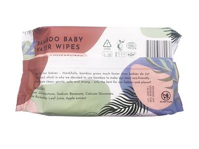  Waterful Plastic Free Baby Wipes, 99.9% Purified Water Wipes,  Vegan, Biodegradable & Fragrance Free, Perfect for Sensitive and Newborn  Skin, Bulk Multipack – 720 Count (12 Packs of 60 Wet Wipes) : Baby