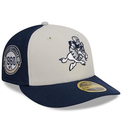 Dallas Cowboys New Era 2022 Sideline Low Profile 59FIFTY Fitted Hat -  Cream/Navy