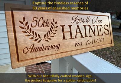 Unique 50th Wedding Anniversary Gifts For Parents Personalized