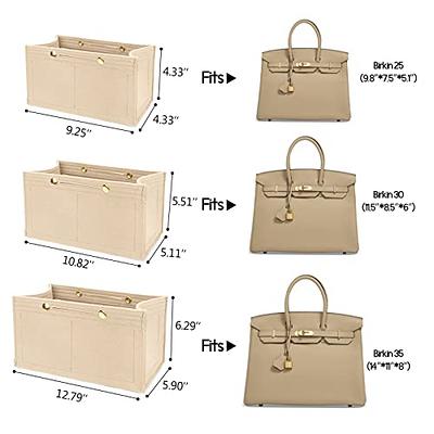 HyFanStr Small Purse Organizer with Zipper, Felt Insert Bag Organizer  Handbag Tote Liner Pouch for Women Beige - Yahoo Shopping