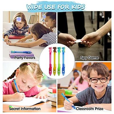 DazSpirit 36PCS Invisible Ink Pens for Kids & Teens, UV Light Spy Pens with  Animal Cards & Gift Bags, Top Secret Message Magic Markers, Disappearing  Ink, Mystery Party Favors, Birthday Gifts 