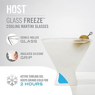 Host Stemless Margarita Glasses, Insulated Cocktail glass, Double Walled Cocktail  Glasses, Frozen Cups to Keep Your Drinks Cold, Set of 2 