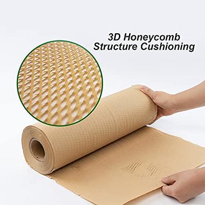 Compostable Honeycomb Packing Paper For Wine Cushioning Wrap Paper Roll