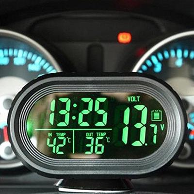 Thermometer Car Thermometer 12v Digital Backlight Lcd Car Inside and Outside  