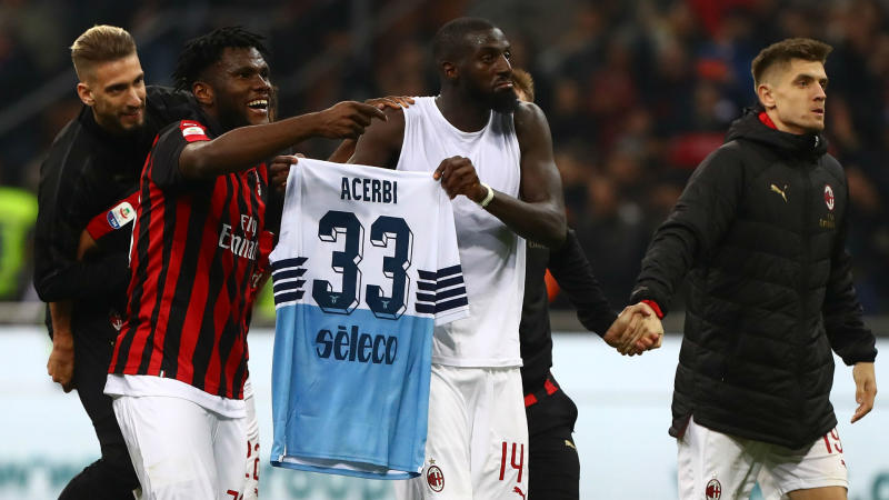 Ac Milan Defend Bakayoko And Kessie Over Shirt Celebration