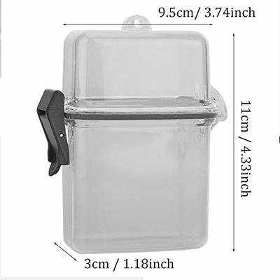 Ultralight Compact Diver Waterproof Dry Box Container & Carabiner