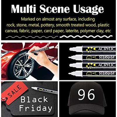 Precision Tire Marker Pens, Waterproof Permanent Paint Markers for