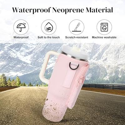 Waterproof Bottle Pouch with Phone Pocket for 40 oz Tumbler