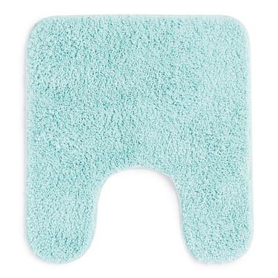 Mainstays Basic 2 Piece Polyester Bath Rug Set, 20 inch x 32 inch Rug and Contour Rug, Clearly Aqua, Size: 2 Piece (20 inchx32 inch and contour)