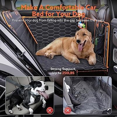 TantivyBo Back Seat Extender for Dogs, 100% Waterproof Hard Bottom