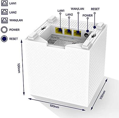 Tenda Nova MW6 Router Mesh Wi-Fi Ac1200 Dual Band Mu-Mimo