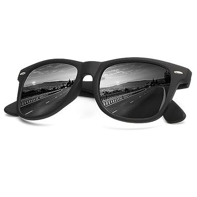 KALIYADI Polarized Sunglasses for Men and Women Matte Finish Sun glasses  Color Mirror Lens UV Blocking 3 Pack