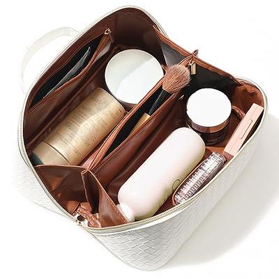 btbfami Travel Makeup Bag,Large Capacity Cosmetic Bags for Women