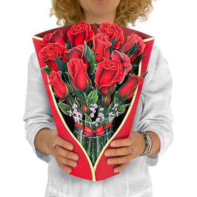 FreshCut Paper  3D Pop Up Flower Bouquet Greeting Cards