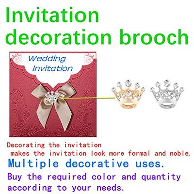 12/24/48 pcs Small metal crown brooch pins for women fashion men suit  jacket clothing Gold silver Diamond wedding party Pageant Decorative  Invitation brooches pin holiday gift bulk (silver-12PCS) - Yahoo Shopping