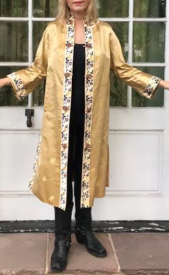 V Vaborous Women's Soft Plus Size Long Silk Robes Long Satin Robes