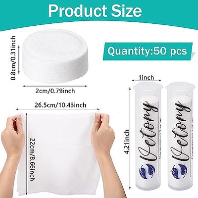 Compressed Coin Toilet Paper Tablets Wet Wipe & Dispenser