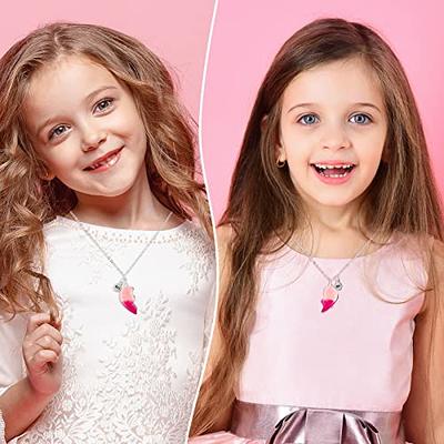 Buy Tacobear Best Friend Necklace Unicorn Necklace Friendship Necklace for  Girls with Gift Box Split Heart Pendant Unicorn Gifts Kids BFF Necklace for  2 Girls Online at desertcartINDIA