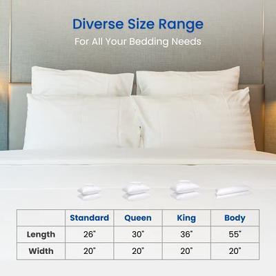 Utopia Bedding Waterproof Pillow Protectors Zippered (2 Pack), King White, Terry Pillow Encasement, Bed Bug and Dust Mite Proof Pillow Covers