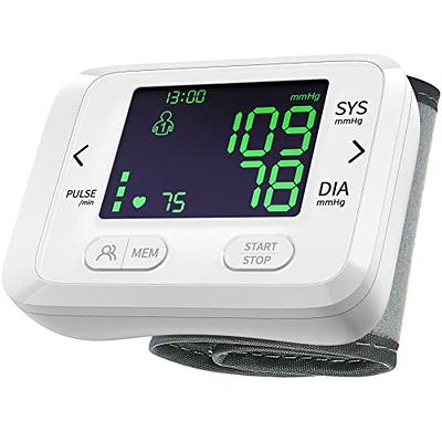 Blood Pressure Monitor Upper Arm - Rechargeable Digital BP Machine,  Automatic Blood Pressure Machine with Adjustable Large Cuff for Home Use, 2  x 99 Memory, with Carrying Bag Purple - Yahoo Shopping