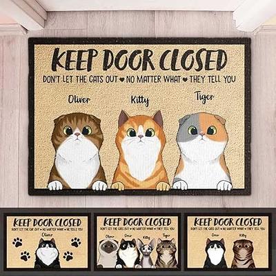 Pawfect House Personalized Door Mat, Funny Welcome Mats Outdoor