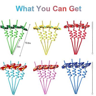 24 Race Car Party Favors Reusable Drinking Straws for Kids Boys Racecar  Wheels Birthday Decorations Two Fast Party Supplies Drinking Markers Silly  Straws - Yahoo Shopping