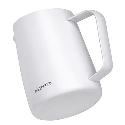 Normcore Milk Pitcher with Sharp Spout - Espresso Steaming Pitcher - Milk  Frothing Jug - Espresso Barista Tool - Non-stick coating White - 20.3 oz  (600 ml) - Yahoo Shopping