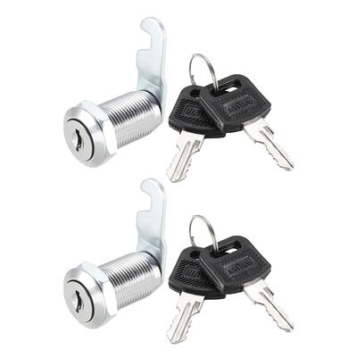 SDTC Tech Drawer Lock with Keys and Matching Screws for Cabinet / Wardrobe / Cupboard / Office Desk etc. (Cylinder Cam Length 22 mm)