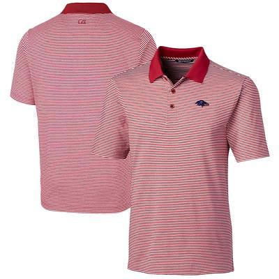 Baltimore Orioles Cutter & Buck Forge Tonal Stripe Stretch Mens Big and Tall Polo