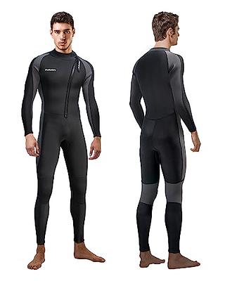 Mens Women's 3mm/2mm Wetsuit Full Body One-piece Diving Suit Front