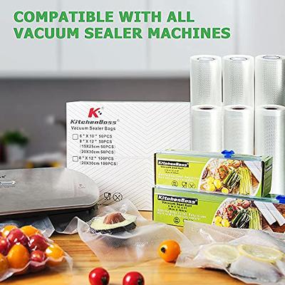 8''x50',11''x50 'Vacuum Sealer Bags for Freezer Food Saver,Food Storage  Bags Freezer Safe Vacuum Seal Bags 