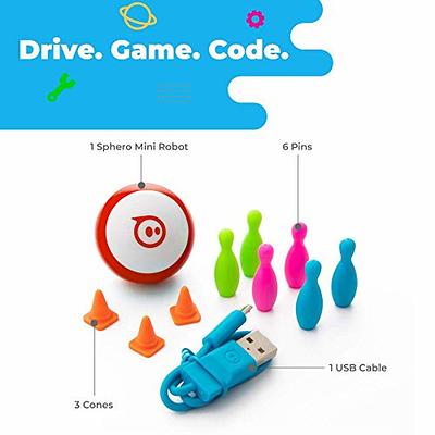 Sphero Mini Activity Kit: App-Enabled Programmable Robot Ball with 55 Piece  Construction Set - STEM Educational Toy for Kids Ages 5 & Up - Drive, Game