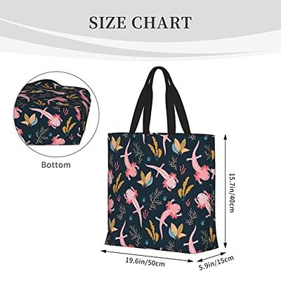 Mahrokh Canvas Tote Bag for Women with Inner Pocket Aesthetic Cute Shopping  Tote Bags Reusable Grocery Bags