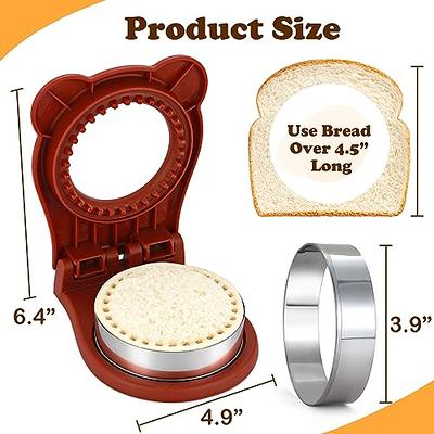 Uncrustable Sandwich Maker Cutters for Kids Lunch,Mini Cookie Cutter and  Sealer - Yahoo Shopping