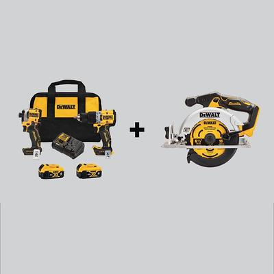 DEWALT 20V MAX XR Hammer Drill and ATOMIC Impact Driver Combo Kit with (2)  4Ah Batteries