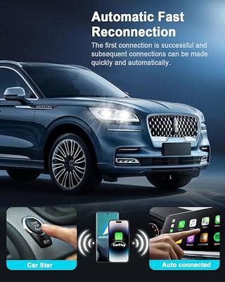 LXJADAP 2-in-1 Wireless CarPlay Adapter & Android Auto Wireless