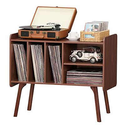 Zekeoney Record Player Stand Turntable Stand with 3-Tier Vinyl Record  Storage, Vinyl Holder Display Shelf Holds Up to 200 Albums, Vinyl Record  Holder Cabinet for Living Room, Bedroom - Yahoo Shopping