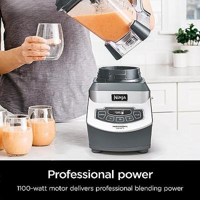 Ninja BL660 Professional Compact Smoothie & Food Processing Blender,  1100-Watts, 3 Functions -for Frozen Drinks, Smoothies, Sauces, & More,  72-oz.* Pitcher, (2) 16-oz. To-Go Cups & Spout Lids, Gray - Yahoo Shopping