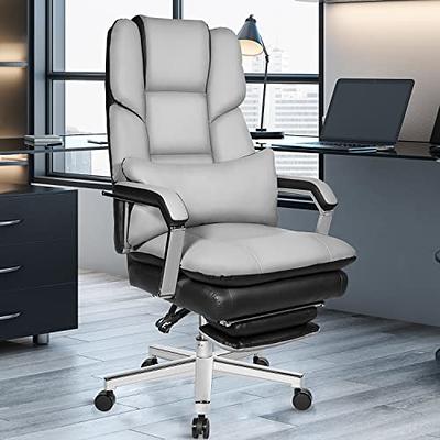 Big and Tall Office Chair 500lb Wide Seat Desk Chair with Lumbar