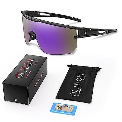 Olidon Polarized Pit Sports Vipier Sunglasses for Men and Women UV