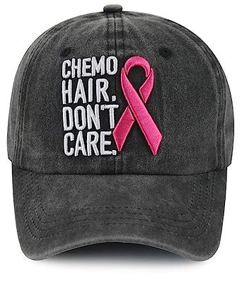 Breast Cancer Gifts for Women, 3D Embroidered Chemo Hair Don't Care Hat,  Pink Ribbon Logo Breast Cancer Awareness Inspirational Gifts, Adjustable  Cotton Chemo Caps for Women Cancer Survivor Friends - Yahoo Shopping