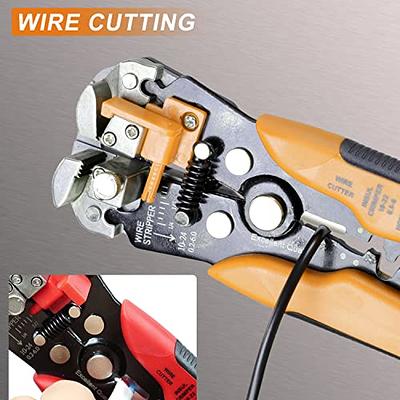0.2-6 Mm Wire Cutter Automatic Wire Stripper Adjustable Insulated