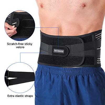 Copper Joe Back Brace for Lower Back Pain Relief, Back Support Belt Men and  Women With Adjustable Black Velcro Lumbar Support Belt for Sciatica - L/XL