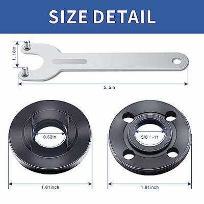 Angle Grinder Flange Nut Inner Outer Lock Nuts Set For Milwaukee