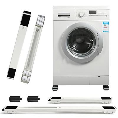 Two Adjustable Mobile Washing Machine Stand Base With Wheels, Heavy Duty Appliance  Roller, Suitable for Refrigerator Base, Dryer Base, Washing Machine Base  (White) - Yahoo Shopping