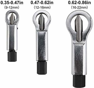 2 Pc Nut Splitter Nut Cutter Damage Nut Remover Chisel Cuting 12-16mm  16-22mm