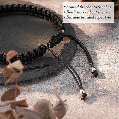 Snapklik.com : Valentines Day Gifts For Boyfriend Morse Code Bracelets For Men  Boyfriend I Love You Gifts For Him Long Distance Black Braided Leather  Bracelet Birthday Meaningful Christmas Jewelry