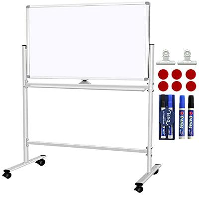 MAKELLO Flip Chart Easel Magnetic White Board with Stand for Office School  Classroom Home Restaurant, Extended Display Arms, Adjustable Height, 36x24  in - Yahoo Shopping