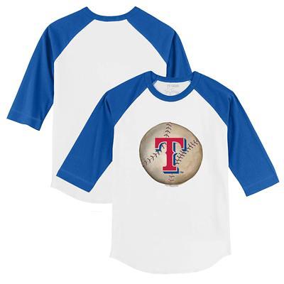 Lids Chicago Cubs Tiny Turnip Toddler Stitched Baseball 3/4-Sleeve Raglan T- Shirt - White/Royal